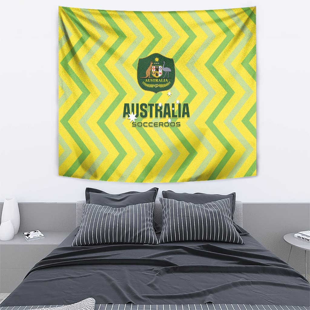 Australia Socceroos 2025 Tapestry Forever Golden - Aussie Hoodie