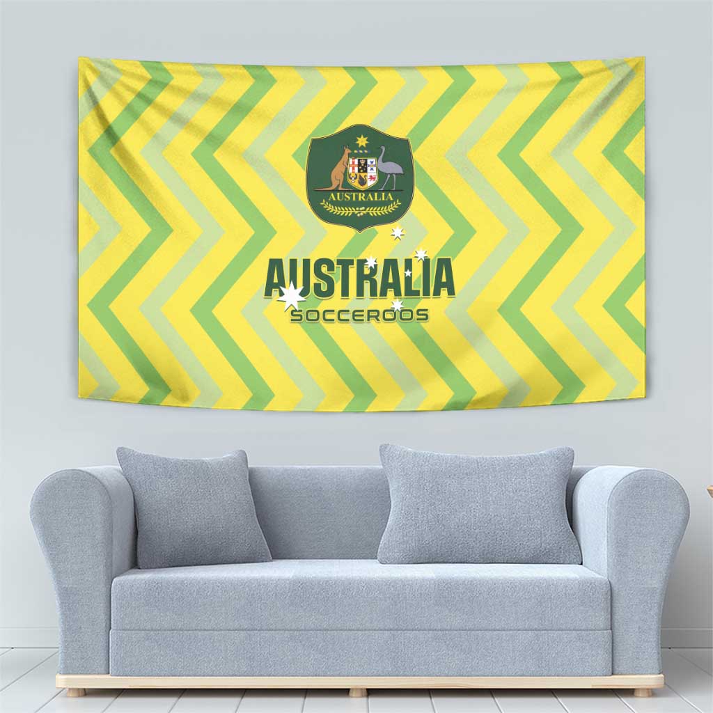 Australia Socceroos 2025 Tapestry Forever Golden - Aussie Hoodie