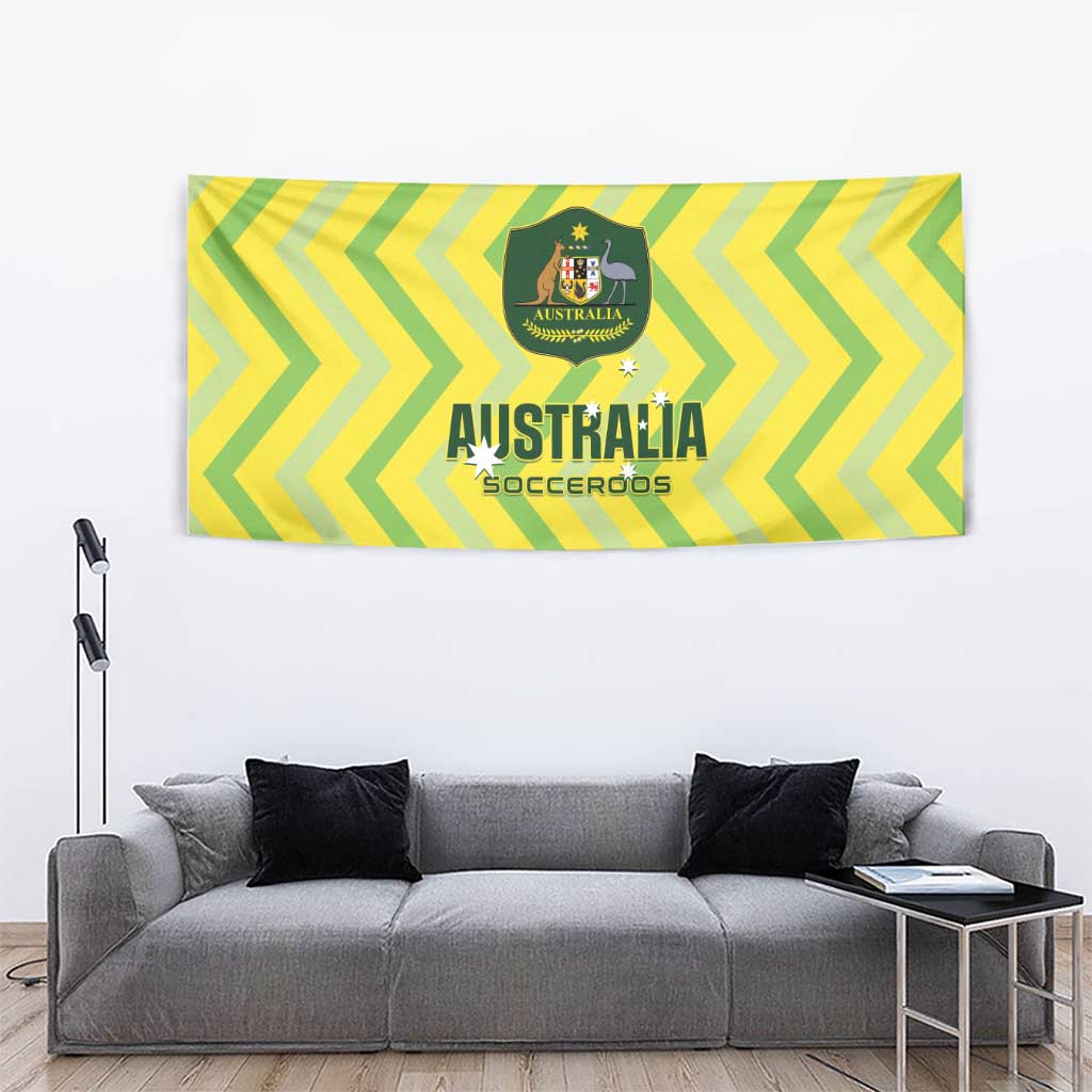 Australia Socceroos 2025 Tapestry Forever Golden - Aussie Hoodie
