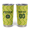 Custom Australia Socceroos 2025 Tumbler Cup Forever Golden - Aussie Hoodie