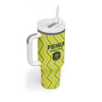 Custom Australia Socceroos 2025 Tumbler With Handle Forever Golden - Aussie Hoodie