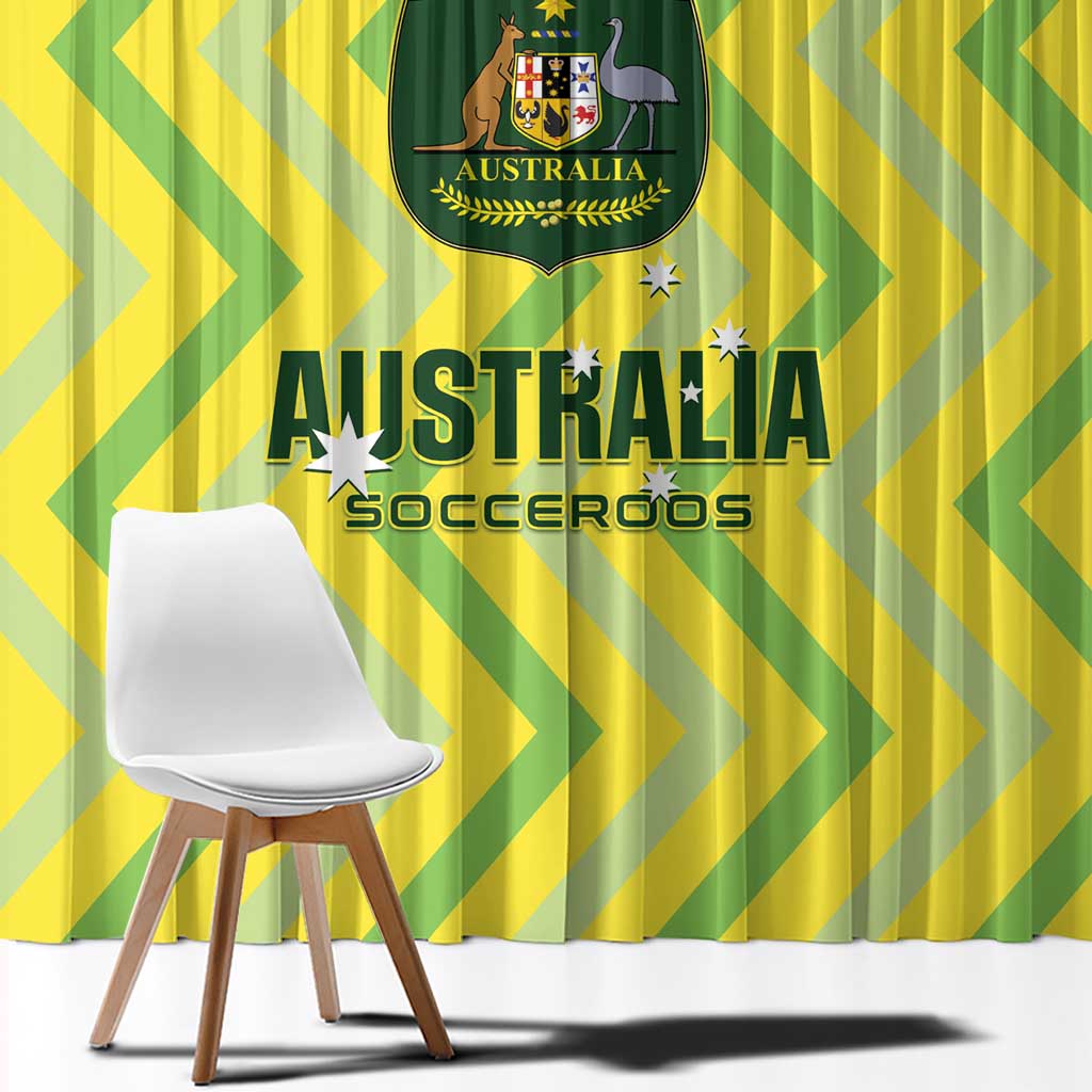 Australia Socceroos 2025 Window Curtain Forever Golden - Aussie Hoodie