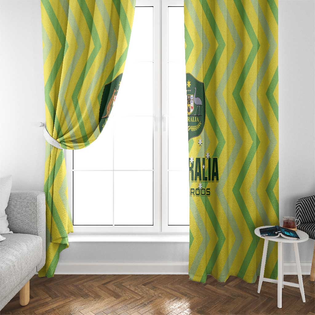 Australia Socceroos 2025 Window Curtain Forever Golden - Aussie Hoodie