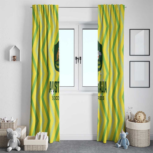 Australia Socceroos 2025 Window Curtain Forever Golden - Aussie Hoodie