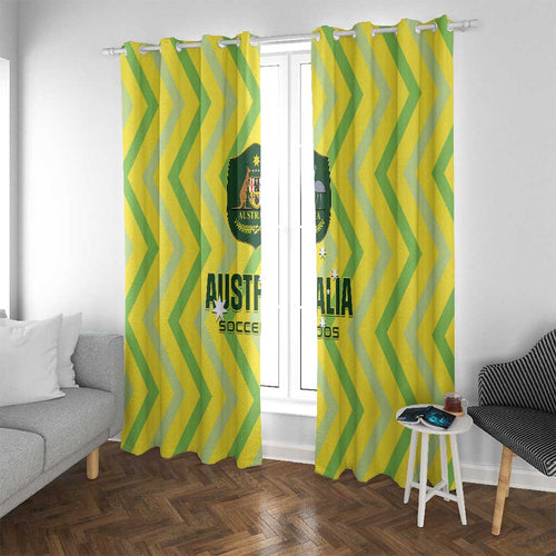 Australia Socceroos 2025 Window Curtain Forever Golden - Aussie Hoodie