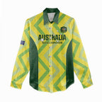 Custom Australia Socceroos 2025 Women Casual Shirt Forever Golden - Aussie Hoodie