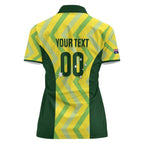 Custom Australia Socceroos 2025 Women Polo Shirt Forever Golden - Aussie Hoodie