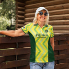 Custom Australia Socceroos 2025 Women Polo Shirt Forever Golden - Aussie Hoodie