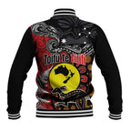 Aotearoa and Australia Toitu Te Tiriti Baseball Jacket Honour the Treaty - Te Tiriti Is Us