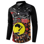 Aotearoa and Australia Toitu Te Tiriti Button Sweatshirt Honour the Treaty - Te Tiriti Is Us