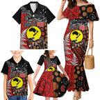 Aotearoa and Australia Toitu Te Tiriti Family Matching Mermaid Dress and Hawaiian Shirt Honour the Treaty - Te Tiriti Is Us