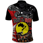 Aotearoa and Australia Toitu Te Tiriti Polo Shirt Honour the Treaty - Te Tiriti Is Us
