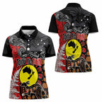Aotearoa and Australia Toitu Te Tiriti Women Polo Shirt Honour the Treaty - Te Tiriti Is Us