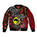 Aotearoa and Australia Toitu Te Tiriti Bomber Jacket Honour the Treaty - Stand Together Stand Stronger