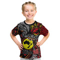 Aotearoa and Australia Toitu Te Tiriti Kid T Shirt Honour the Treaty - Stand Together Stand Stronger