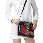 Aotearoa and Australia Toitu Te Tiriti Shoulder Handbag Honour the Treaty - Stand Together Stand Stronger