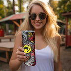 Aotearoa and Australia Toitu Te Tiriti Skinny Tumbler Honour the Treaty - Stand Together Stand Stronger