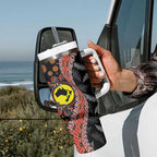 Aotearoa and Australia Tumbler With Handle Maori Koru Ferns With Aboriginal Kangaroo