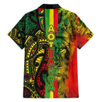 Aotearoa Reggae Family Matching Puletasi and Hawaiian Shirt Maori Reggae-One Love