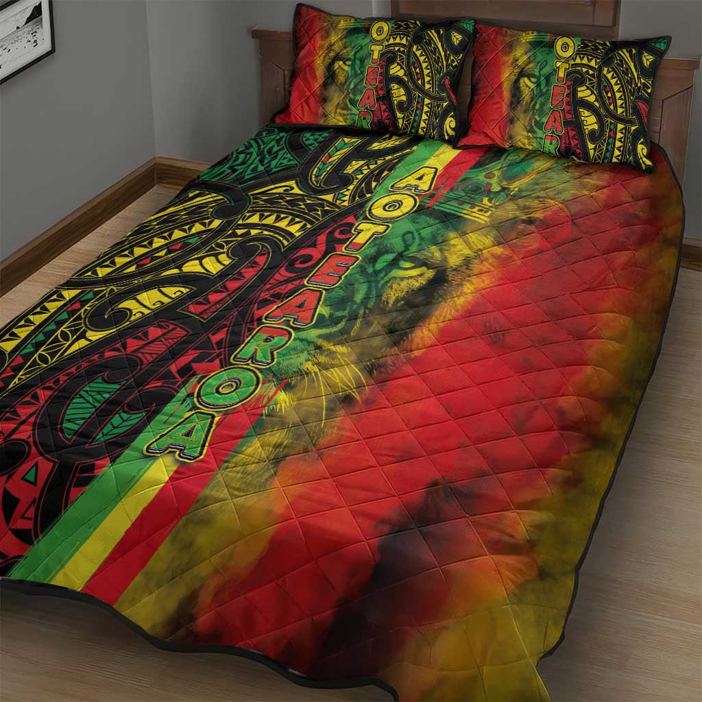Aotearoa Reggae Quilt Bed Set Maori Reggae-One Love