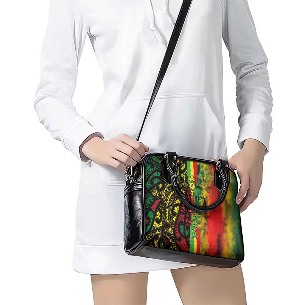 Aotearoa Reggae Shoulder Handbag Maori Reggae-One Love