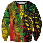 Aotearoa Reggae Sweatshirt Maori Reggae-One Love