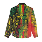 Aotearoa Reggae Women Casual Shirt Maori Reggae-One Love
