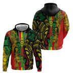 Aotearoa Reggae Zip Hoodie Maori Reggae-One Love