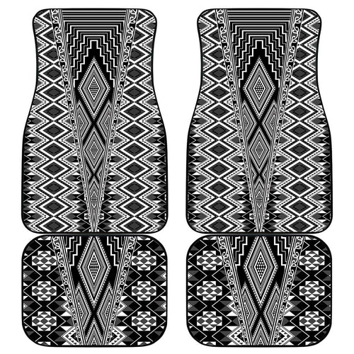 Aotearoa Tukutuku and Poutama Motif Classic Car Mats