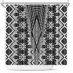 Aotearoa Tukutuku and Poutama Motif Classic Shower Curtain