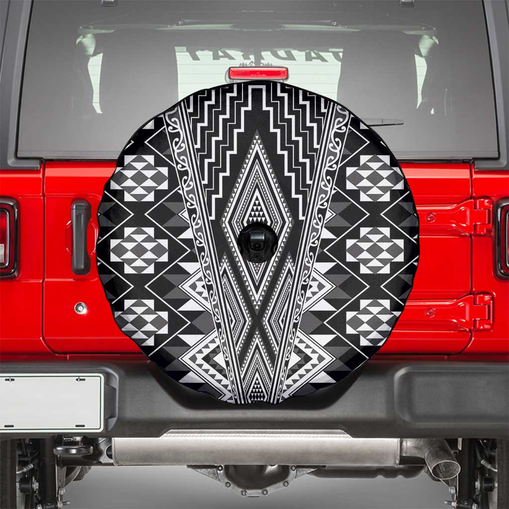 Aotearoa Tukutuku and Poutama Motif Classic Spare Tire Cover