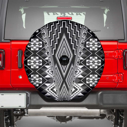 Aotearoa Tukutuku and Poutama Motif Classic Spare Tire Cover