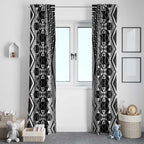 Aotearoa Tukutuku and Poutama Motif Classic Window Curtain