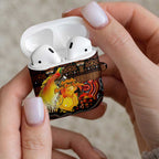 Australia and Papua New Guinea Together AirPods Case Kangaroo Aboriginal Art and Bird-of-paradise Oro Tribal Motifs - Aussie Hoodie