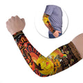 Personalized Australia and Papua New Guinea Together Arm Sleeves Kangaroo Aboriginal Art and Bird-of-paradise Oro Tribal Motifs - Aussie Hoodie