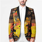Personalized Australia and Papua New Guinea Together Blazer Kangaroo Aboriginal Art and Bird-of-paradise Oro Tribal Motifs - Aussie Hoodie