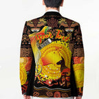 Personalized Australia and Papua New Guinea Together Blazer Kangaroo Aboriginal Art and Bird-of-paradise Oro Tribal Motifs - Aussie Hoodie