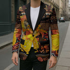 Personalized Australia and Papua New Guinea Together Blazer Kangaroo Aboriginal Art and Bird-of-paradise Oro Tribal Motifs - Aussie Hoodie