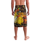 Personalized Australia and Papua New Guinea Together Lavalava Kangaroo Aboriginal Art and Bird-of-paradise Oro Tribal Motifs - Aussie Hoodie