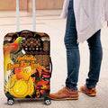 Australia and Papua New Guinea Together Luggage Cover Kangaroo Aboriginal Art and Bird-of-paradise Oro Tribal Motifs - Aussie Hoodie