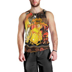 Personalized Australia and Papua New Guinea Together Men Tank Top Kangaroo Aboriginal Art and Bird-of-paradise Oro Tribal Motifs - Aussie Hoodie