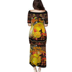 Personalized Australia and Papua New Guinea Together Puletasi Kangaroo Aboriginal Art and Bird-of-paradise Oro Tribal Motifs - Aussie Hoodie