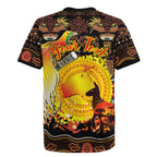 Personalized Australia and Papua New Guinea Together Rugby Jersey Kangaroo Aboriginal Art and Bird-of-paradise Oro Tribal Motifs - Aussie Hoodie