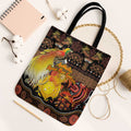 Australia and Papua New Guinea Together Tote Bag Kangaroo Aboriginal Art and Bird-of-paradise Oro Tribal Motifs - Aussie Hoodie