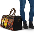Australia and Papua New Guinea Together Travel Bag Kangaroo Aboriginal Art and Bird-of-paradise Oro Tribal Motifs - Aussie Hoodie
