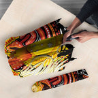 Australia and Papua New Guinea Together Umbrella Kangaroo Aboriginal Art and Bird-of-paradise Oro Tribal Motifs - Aussie Hoodie
