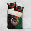New Zealand and Australia ANZAC Day Bedding Set Lest We Forget Indigenous and Maori Pattern