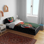 New Zealand and Australia ANZAC Day Bedding Set Lest We Forget Indigenous and Maori Pattern