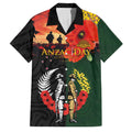 New Zealand and Australia ANZAC Day Family Matching Off Shoulder Maxi Dress and Hawaiian Shirt Lest We Forget Indigenous and Maori Pattern