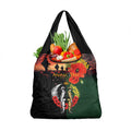 New Zealand and Australia ANZAC Day Grocery Bag Lest We Forget Indigenous and Maori Pattern